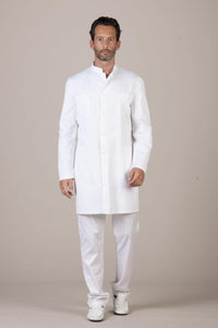 Barents Men's Lab Coat - Luxury Italian Pastelli Uniforms