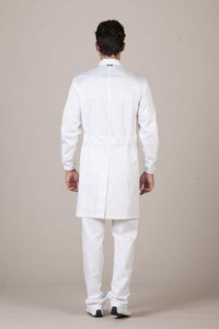 Coreano Men's Lab Coat - Luxury Italian Pastelli Uniforms