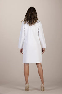 Adria Young Women's Lab Coat - Luxury Italian Pastelli Uniforms