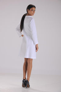 Bellatrix Women's Lab Coat - Luxury Italian Pastelli Uniforms