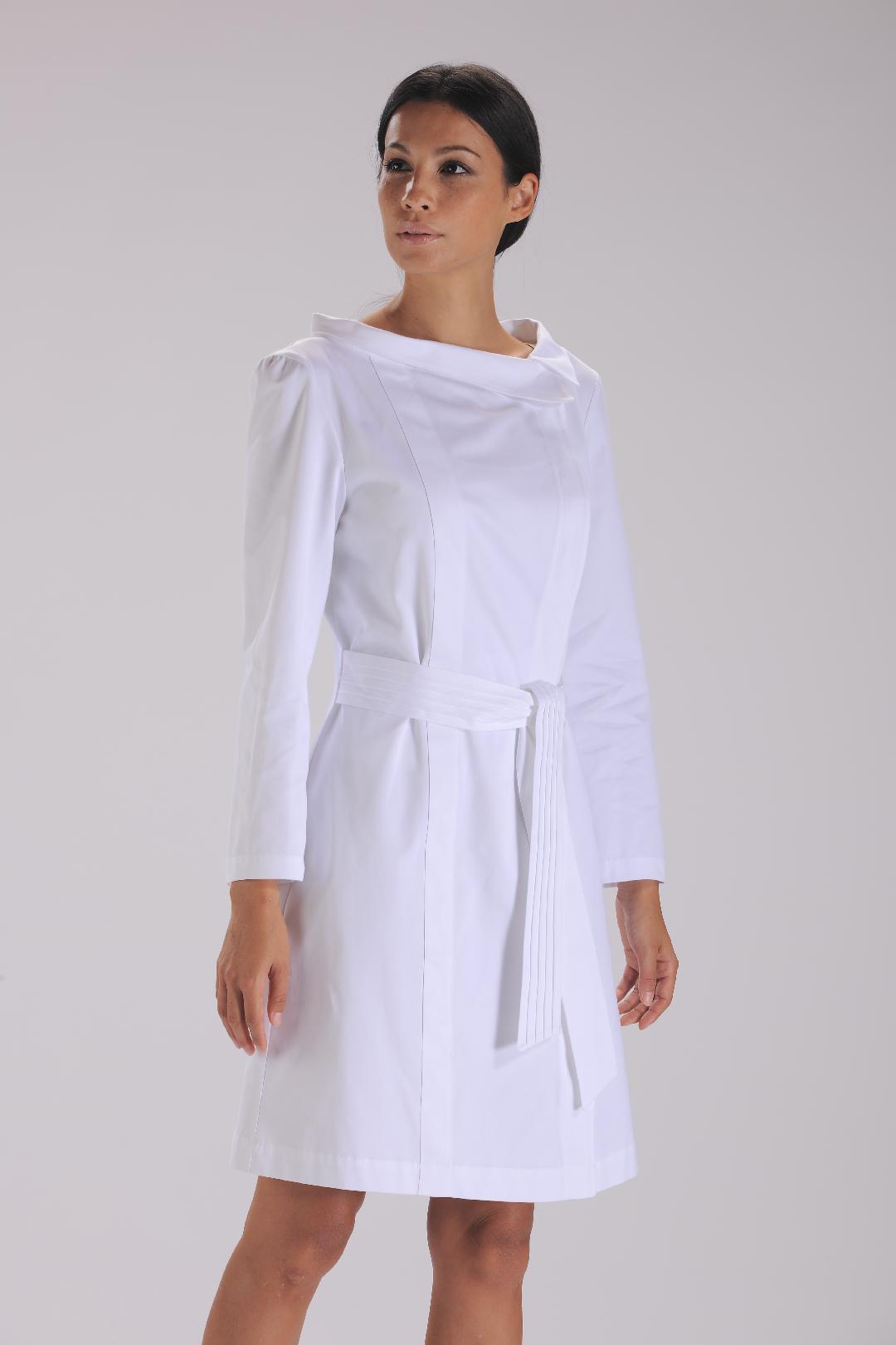 Bellatrix Women's Lab Coat - Luxury Italian Pastelli Uniforms