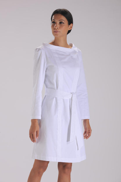 Bellatrix Women's Lab Coat - Luxury Italian Pastelli Uniforms