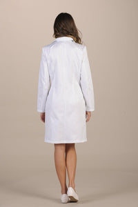 Malaga Women's Lab Coat - clearance - Luxury Italian Pastelli Uniforms