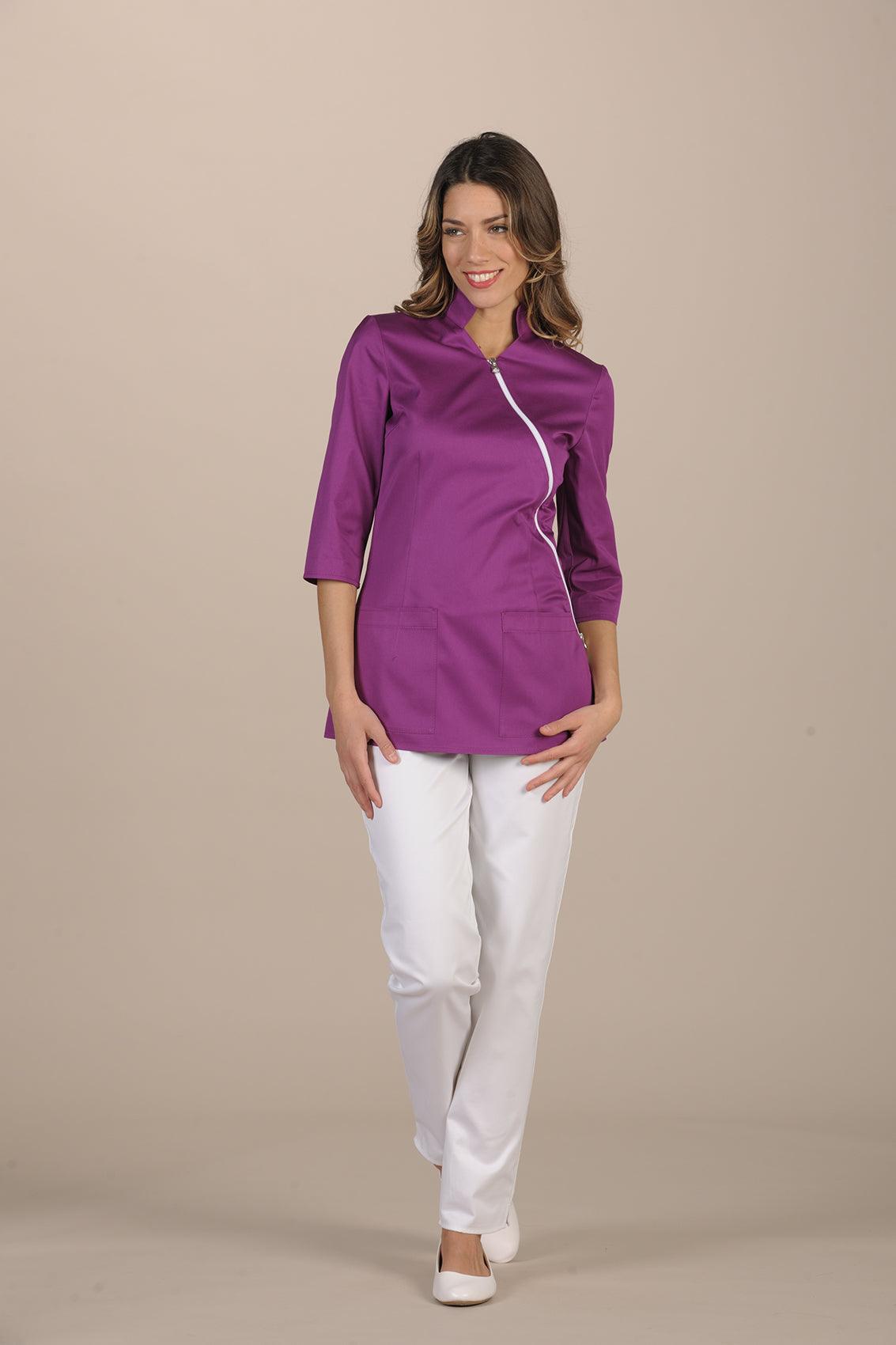 Nuraxi Women's Top - clearance - Luxury Italian Pastelli Uniforms
