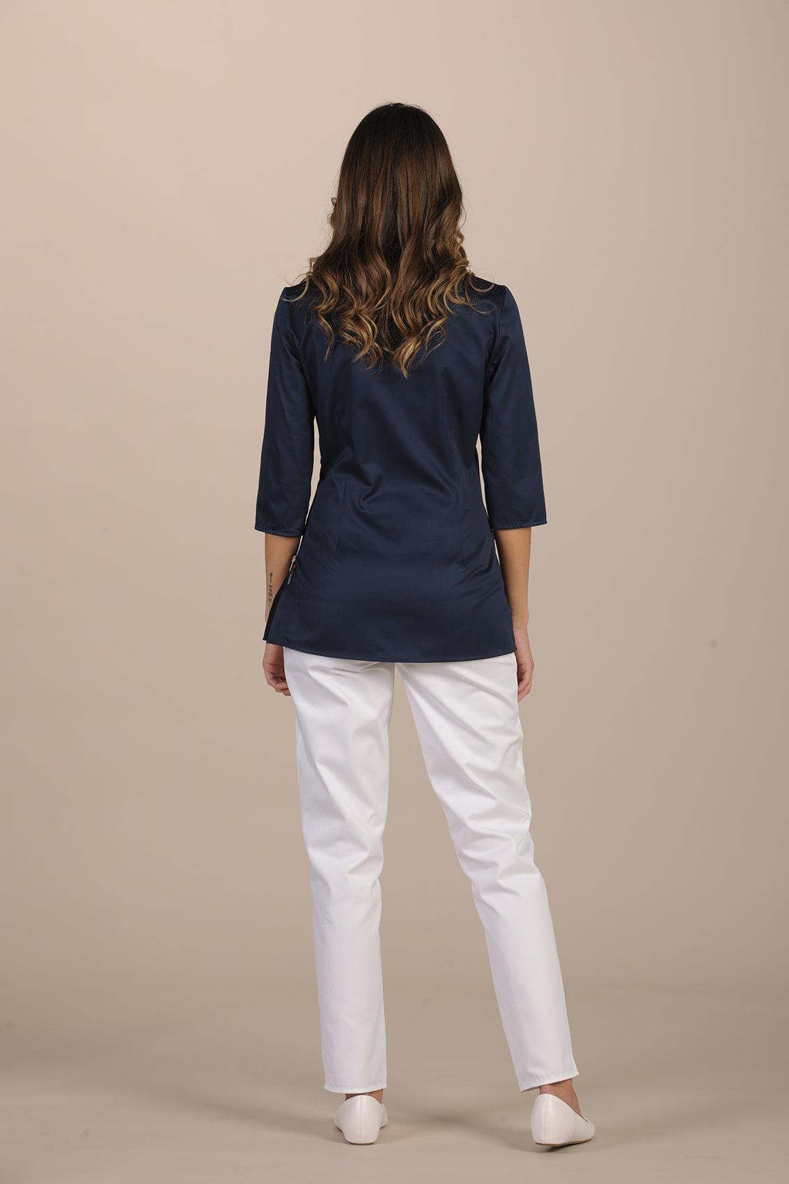 Nuraxi Women's Top - clearance - Luxury Italian Pastelli Uniforms