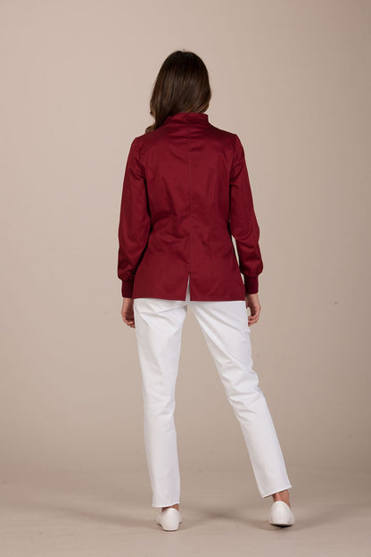 Vevey Women's Top - Long Sleeves with Thread Cuff