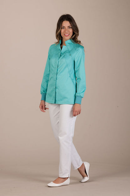 Vevey Women's Top - Long Sleeves with Thread Cuff