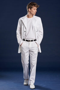 Talgar Men's Lab Coat - discontinued clearance - Luxury Italian Pastelli Uniforms