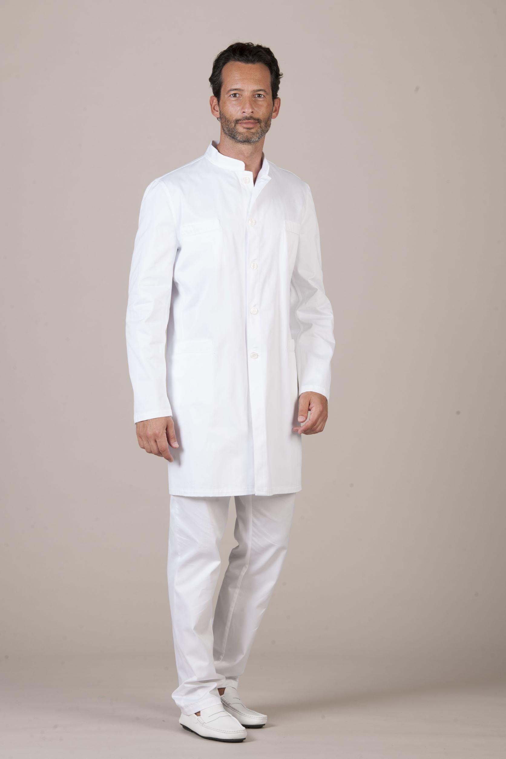 Barents Men's Lab Coat - Luxury Italian Pastelli Uniforms