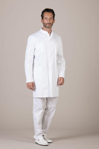 Barents Men's Lab Coat - Luxury Italian Pastelli Uniforms