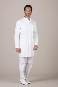 Barents Men's Lab Coat - Luxury Italian Pastelli Uniforms