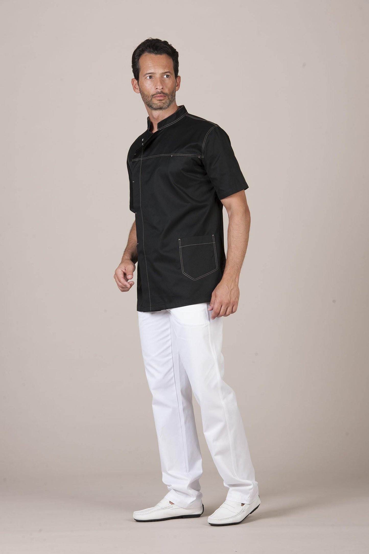 Beirut Men's Top - Luxury Italian Pastelli Uniforms