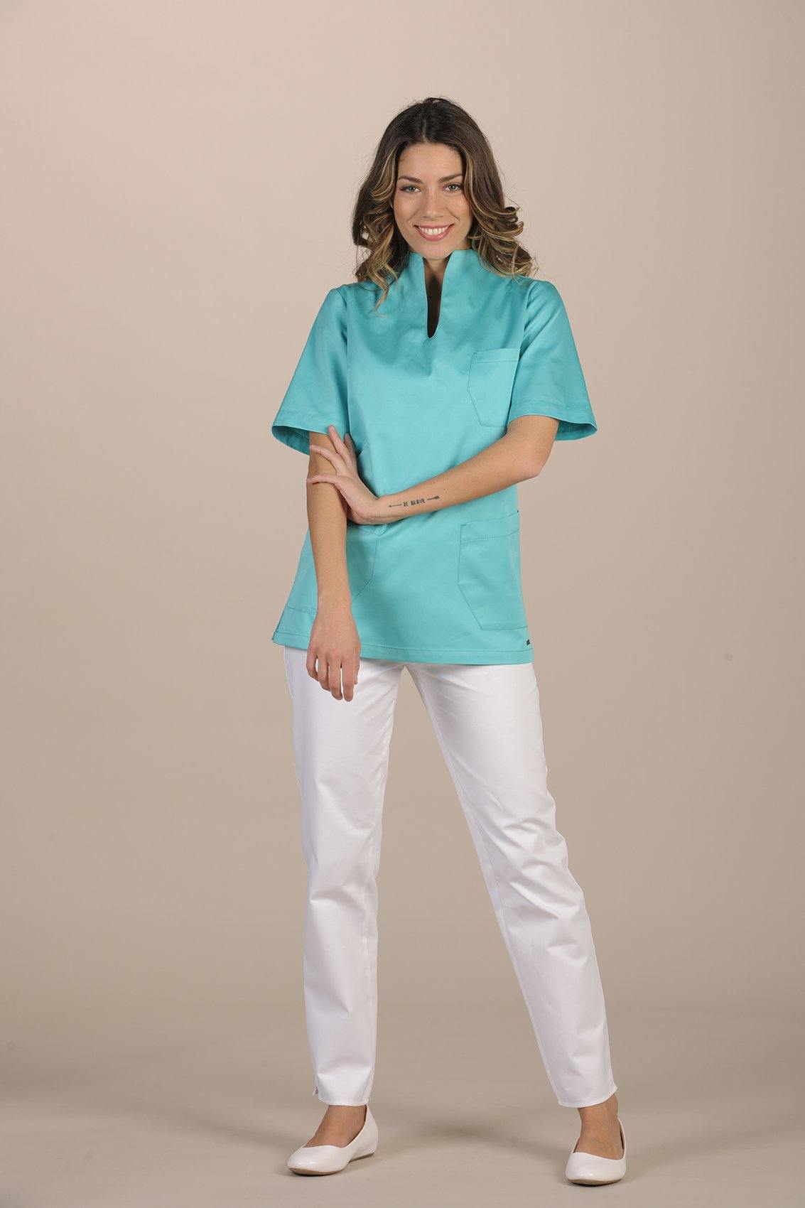 Cuba Women's Top - Luxury Italian Pastelli Uniforms