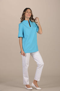 Cuba Women's Top - PET - Luxury Italian Pastelli Uniforms