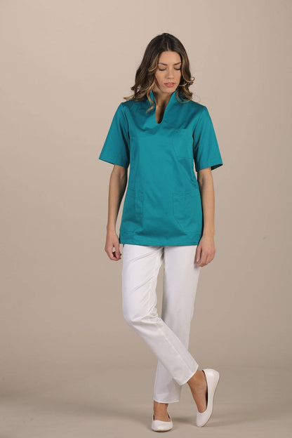 Cuba Women's Top - Luxury Italian Pastelli Uniforms