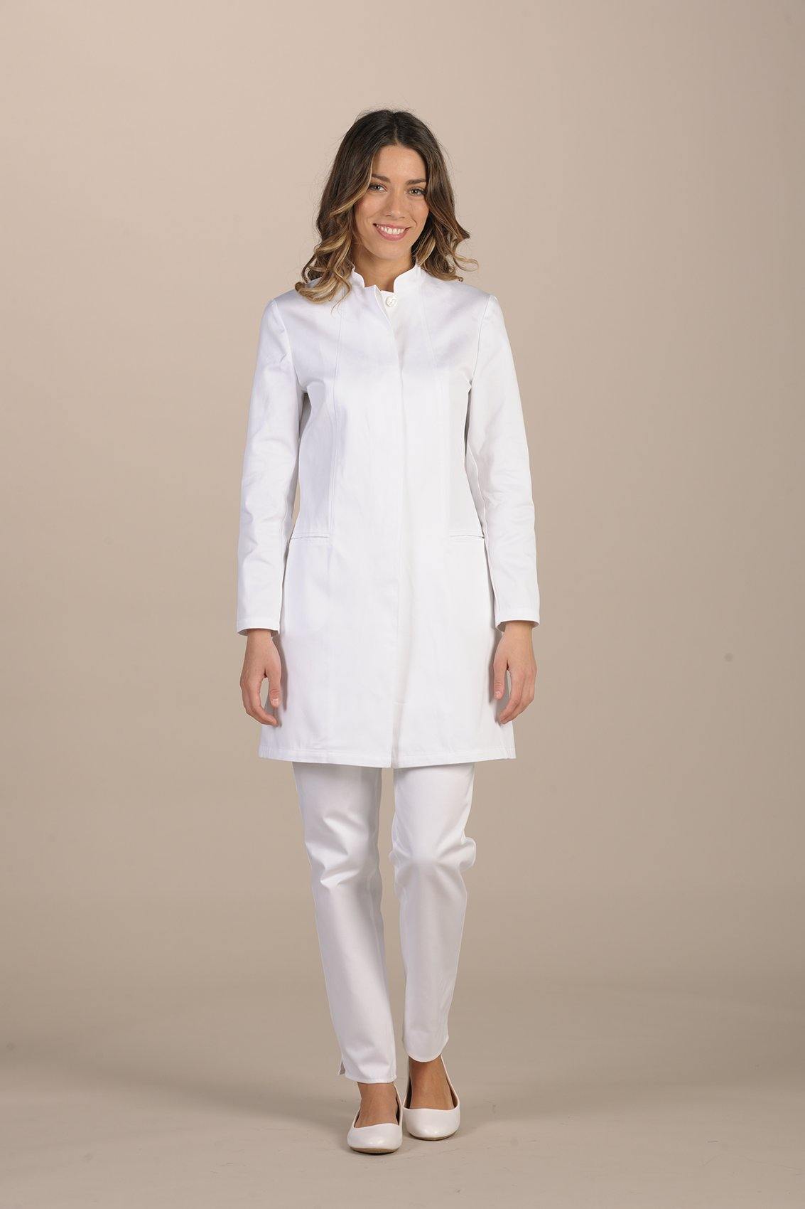 Delhi Women's Lab Coat - Luxury Italian Pastelli Uniforms