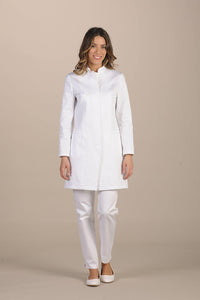 Delhi Women's Lab Coat - Luxury Italian Pastelli Uniforms