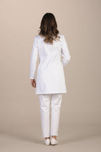 Delhi Women's Lab Coat - Luxury Italian Pastelli Uniforms