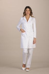 Erevan Women's Lab Coat - PET easy care = clearance - Luxury Italian Pastelli Uniforms