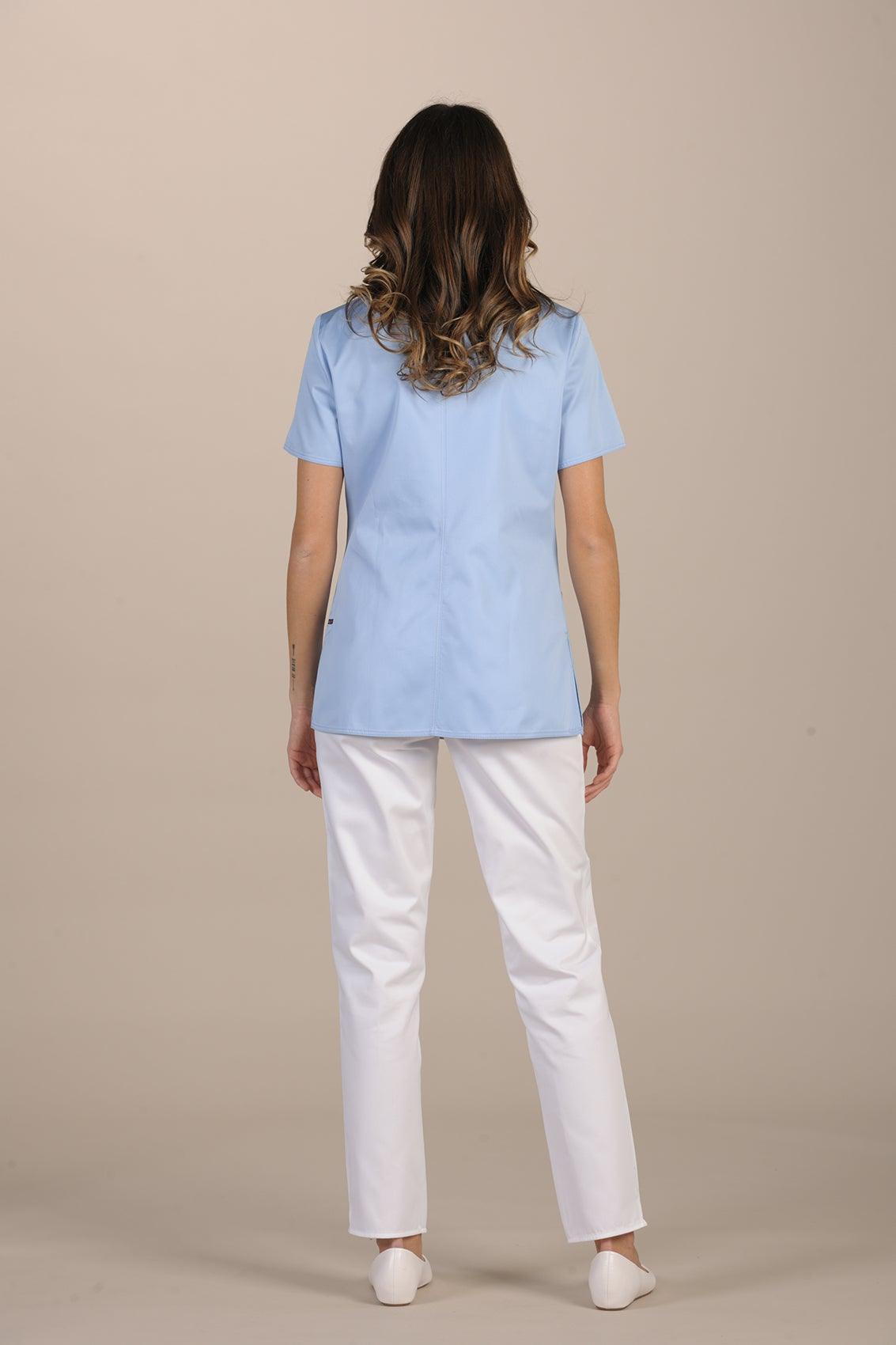 Lazise Women's Top - Short Sleeves - Luxury Italian Pastelli Uniforms