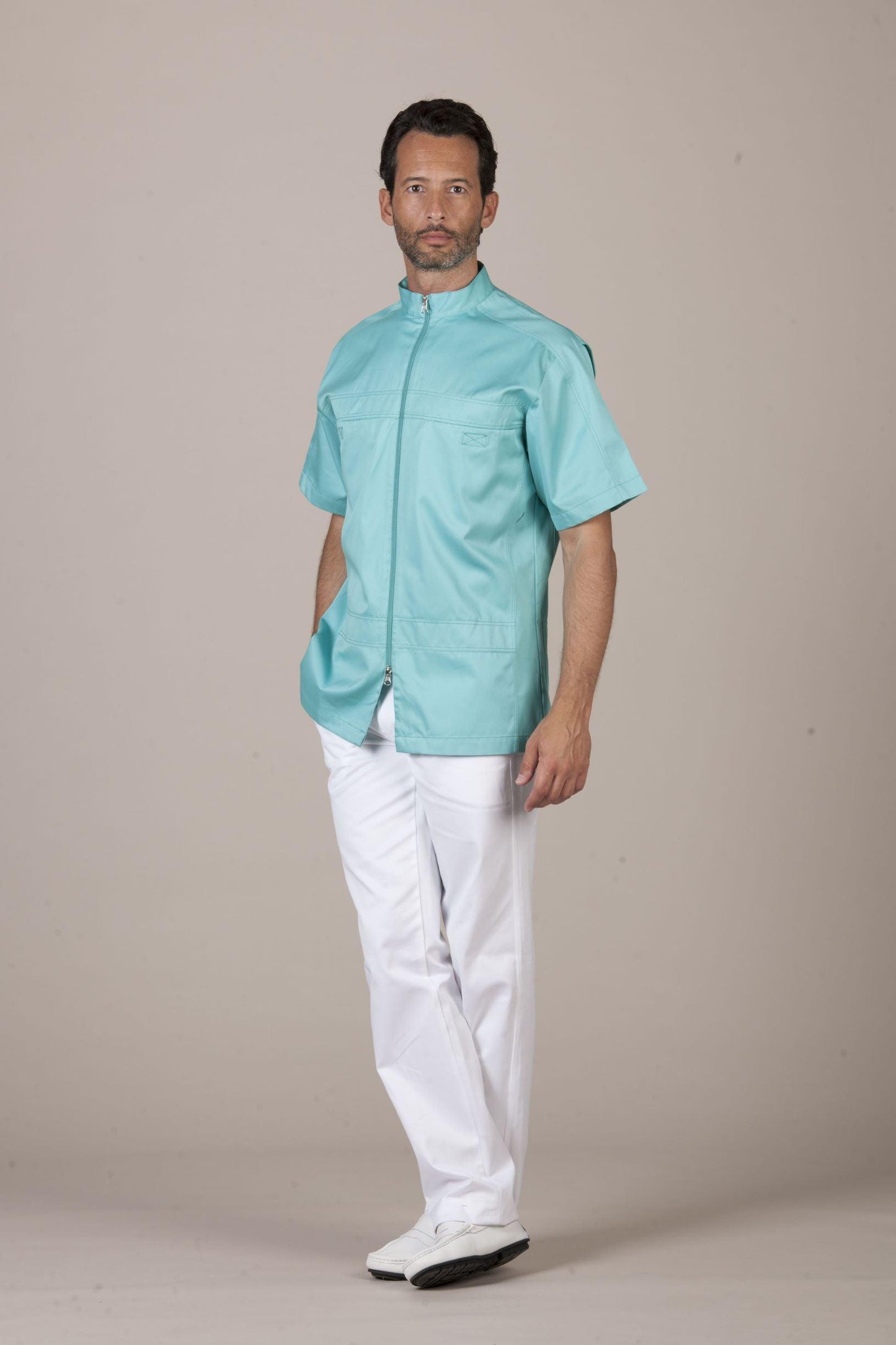 Lucerna Men's Top - Luxury Italian Pastelli Uniforms