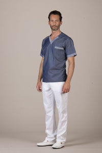 Milano Unisex Top - FREEDOM - Luxury Italian Pastelli Uniforms