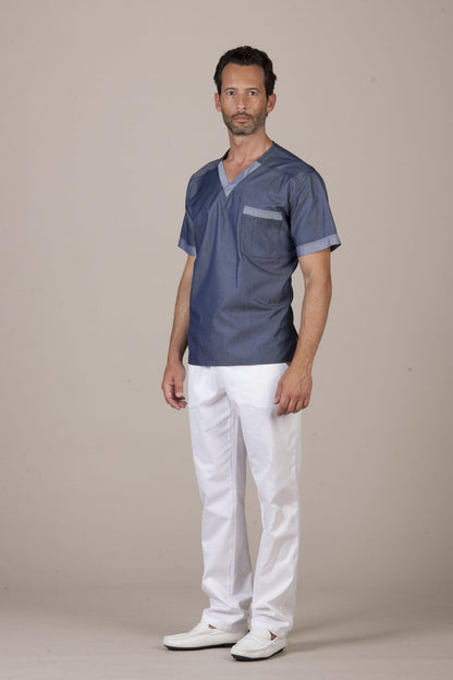 Milano Unisex Top - FREEDOM - Luxury Italian Pastelli Uniforms