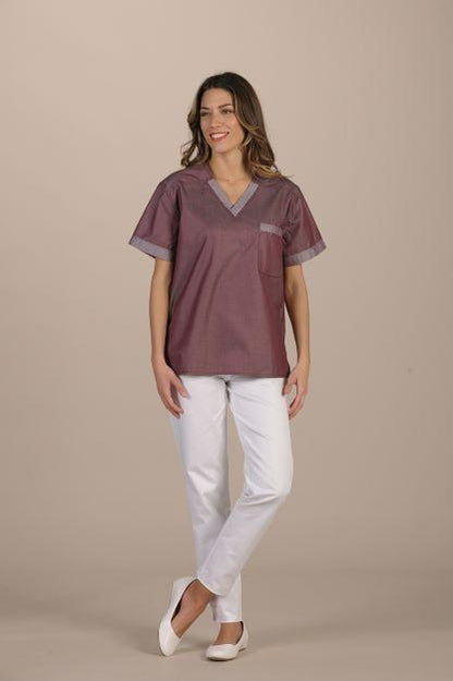 Milano Unisex Top - FREEDOM - clearance - Luxury Italian Pastelli Uniforms