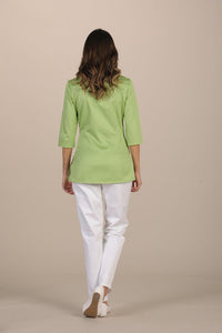 Nuraxi Women's Top - Luxury Italian Pastelli Uniforms