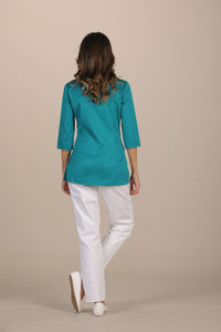 Nuraxi Women's Top - Luxury Italian Pastelli Uniforms