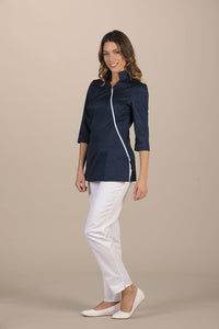 Nuraxi Women's Top - Luxury Italian Pastelli Uniforms