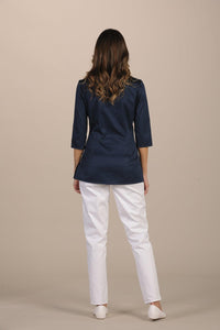 Nuraxi Women's Top - Luxury Italian Pastelli Uniforms