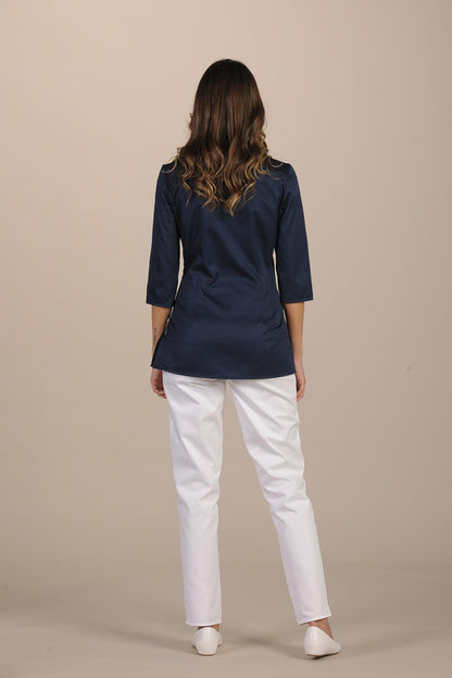 Nuraxi Women's Top - clearance - Luxury Italian Pastelli Uniforms