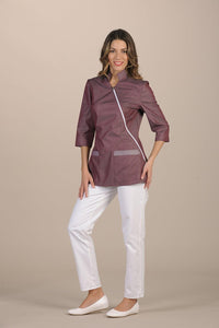 Nuraxi Women's Top - FREEDOM - Luxury Italian Pastelli Uniforms