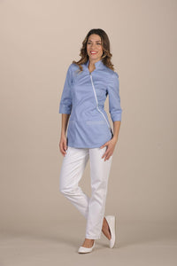 Nuraxi Women's Top - FREEDOM - Luxury Italian Pastelli Uniforms