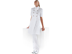 Varenna Women's Lab Coat - Luxury Italian Pastelli Uniforms