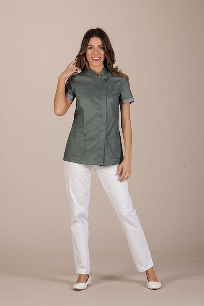 Beirut Women's Top - Freedom - Luxury Italian Pastelli Uniforms