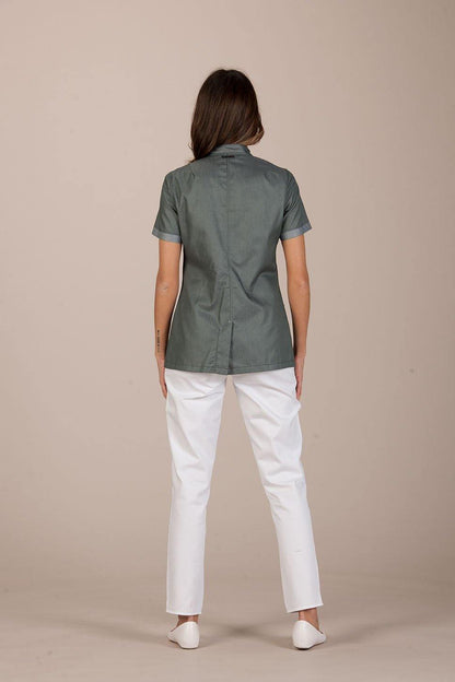 Beirut Women's Top - Freedom - Luxury Italian Pastelli Uniforms