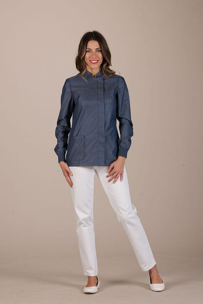 Beirut Women's Top - Freedom - clearance - Luxury Italian Pastelli Uniforms