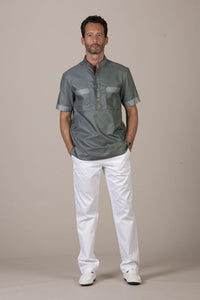 Guadalupe Men's Top - FREEDOM - Luxury Italian Pastelli Uniforms