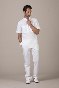 Guadalupe Men's Top - Luxury Italian Pastelli Uniforms