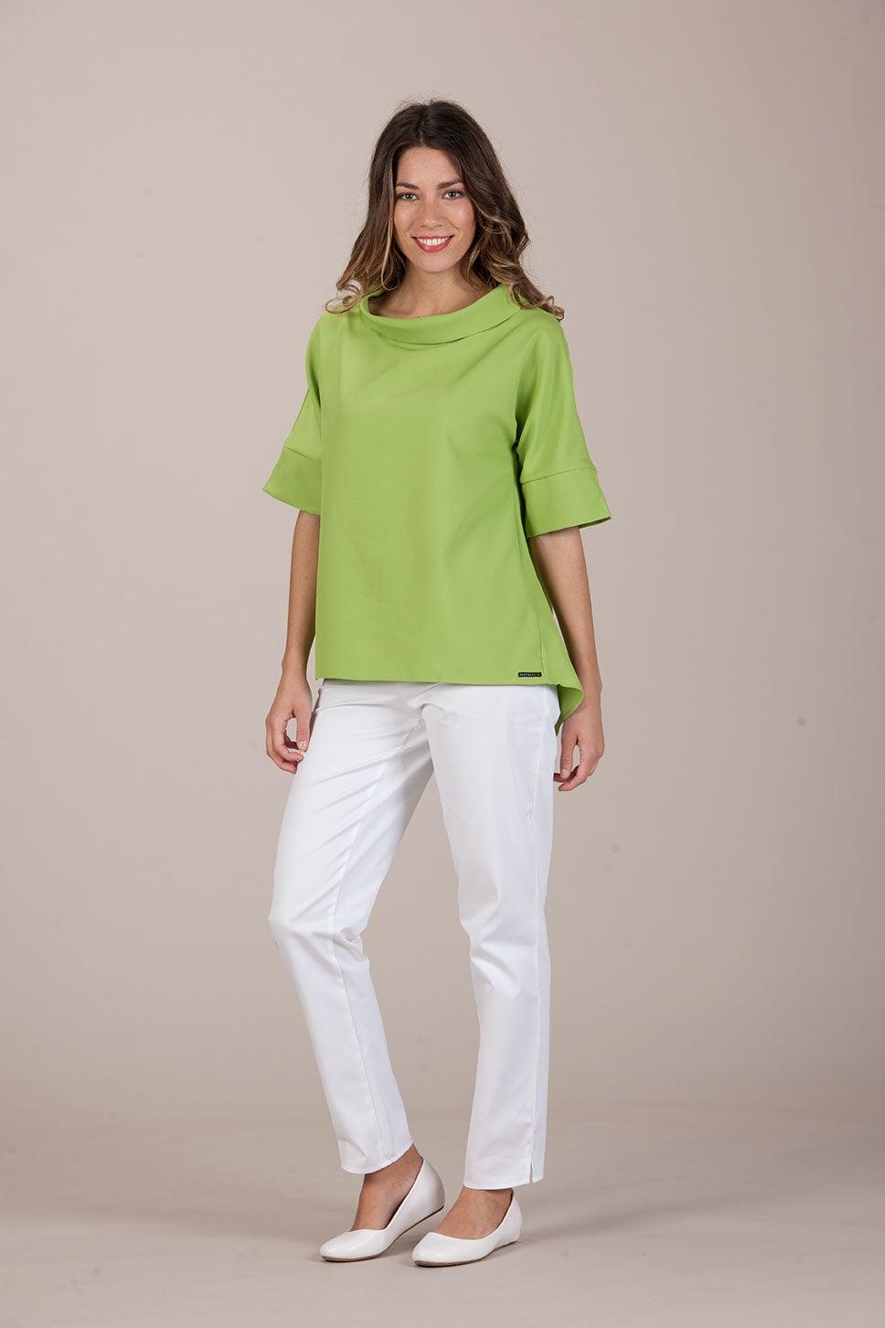 Valparaiso Women's Top - wash and wear - Luxury Italian Pastelli Uniforms